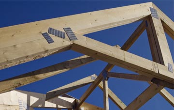 Corfe Castle roof trusses for new builds and additions